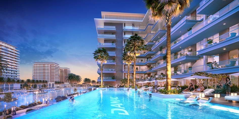 DAMAC Riverside Views pool